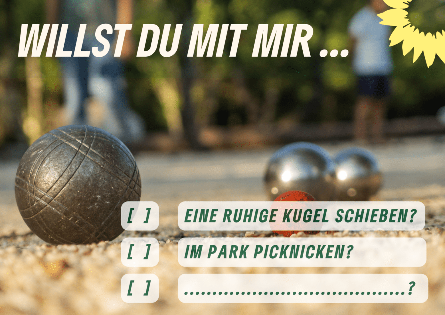 Gemeinsam spielen, Plätze beleben: Grüner Boule-Treff bringt Leben nach Friedrichsthal-Bildstock