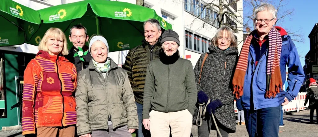 Gruppenfoto vom Team Dudweiler beim Infostand
