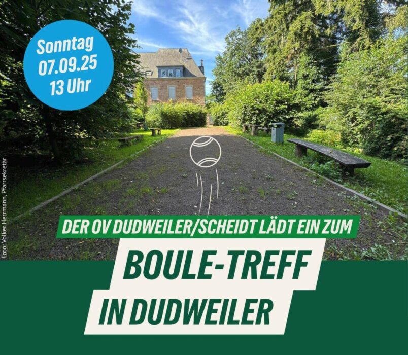 SAVE THE DATE: September-Boule in Dudweiler