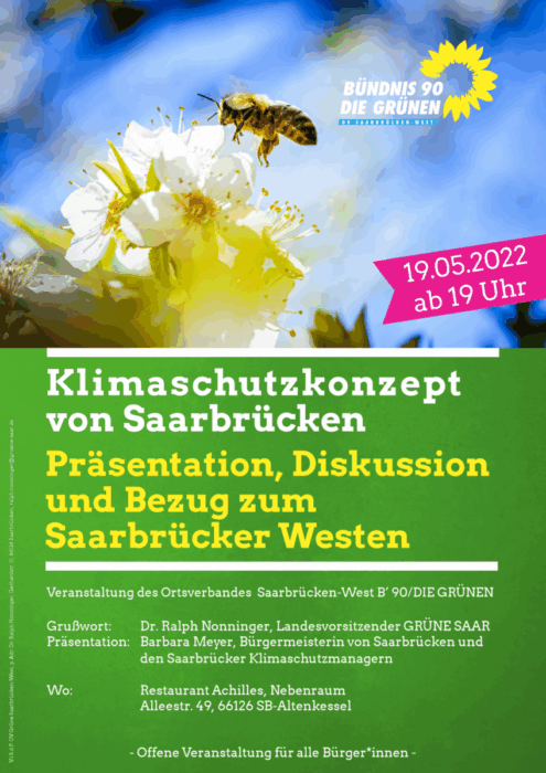 Veranstaltung zum Klimaschutzkonzept Saarbrücken