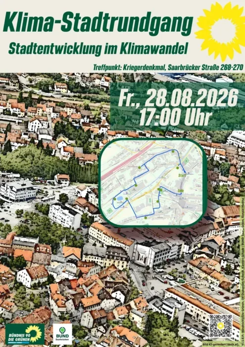 Klima-Stadtrundgang in Dudweiler