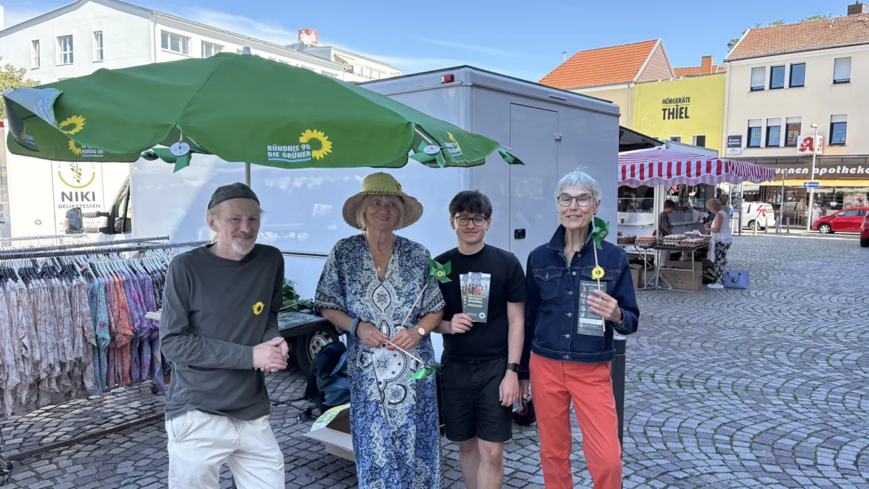 Wahlkampfauftakt der Grünen Dudweiler/Scheidt: Ein sonniger Tag für grüne Ideen